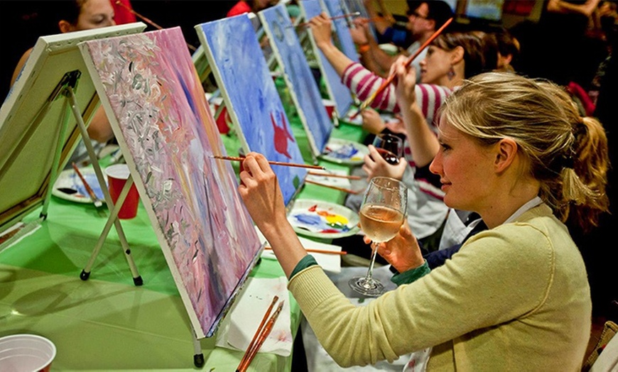 paint night corporate event